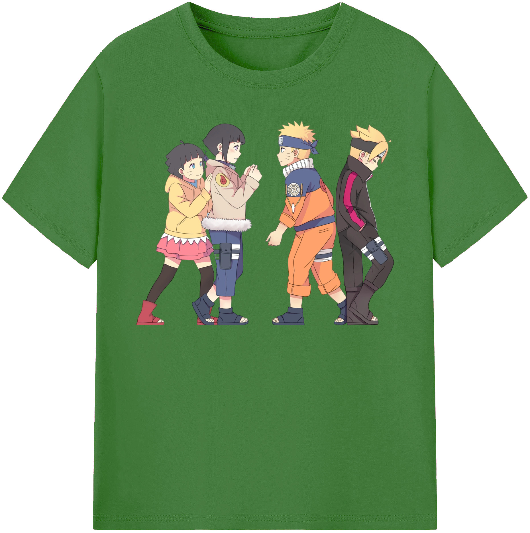 （画像用） NARUTO -ナルト- うずまき ナルト Uzumaki Naruto レディースカジュアルプリントTシャツ（綿100％）